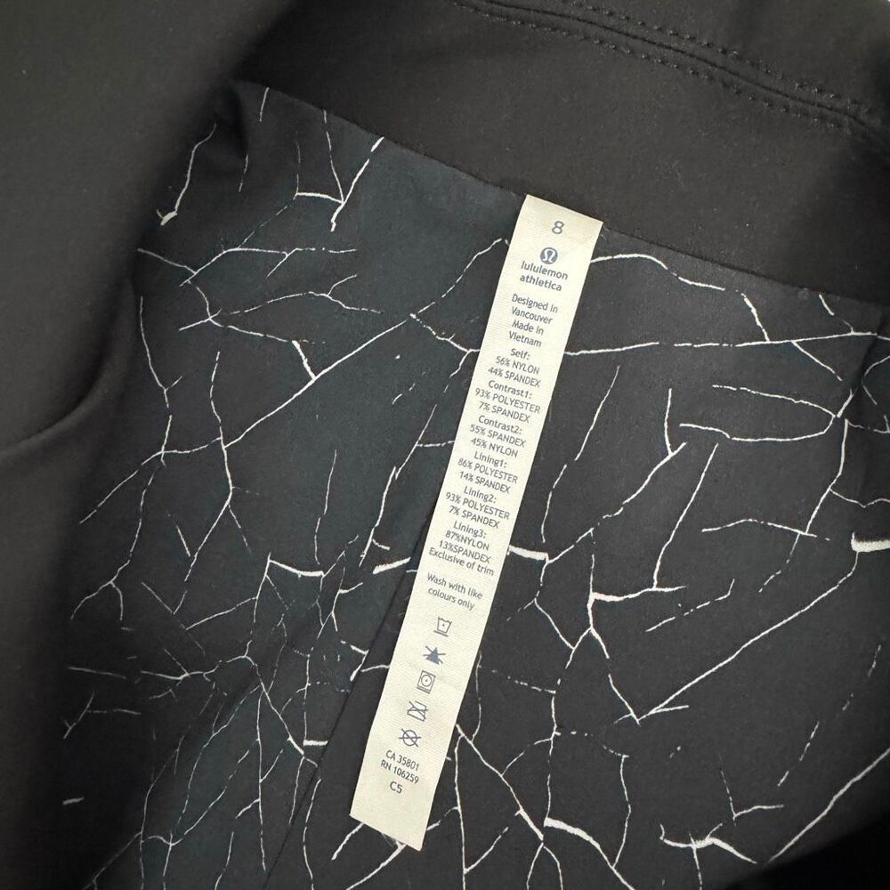 Lululemon Athletica Black Sleeveless Blazer - Picture 6 of 9